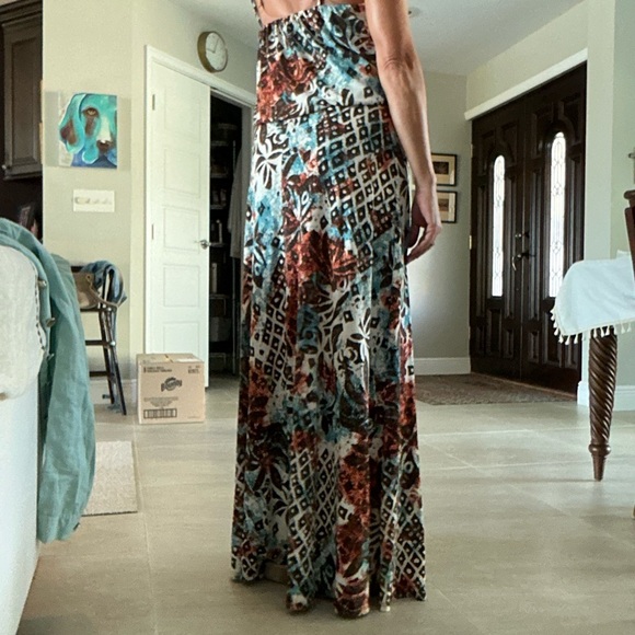 Amore multicolored dress, Cotton blend,  Small, Pre-owned - Picture 4 of 4